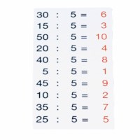 Math buddy - division | Practice material