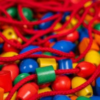 Rainbow beads (250) 