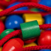 Rainbow beads (250) 