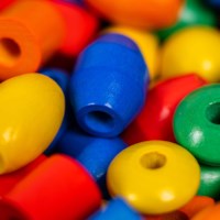 Rainbow beads (250) 