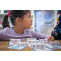 Klik het woord  - klanktekenblokken | Educo | Play set | 96-piece | WOORDBOUW.