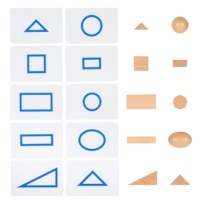 Tactile material - geometric shapes