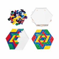 Scope - mosaic tiles solid colors | Educo | Play set | Colored | 400 elements | FIGUURLIJK.