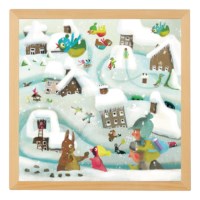 Extreme cold l Wooden puzzle l 64 puzzle pieces l Educo