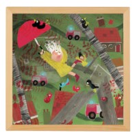 Extreme wind l Wooden puzzle l 81 puzzle pieces l Educo