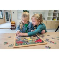 Extreme wind l Wooden puzzle l 81 puzzle pieces l Educo
