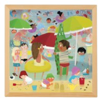 Extreme heat l Wooden puzzle l 81 puzzle pieces l Educo