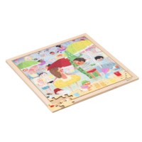 Extreme weather - heat | Educo | Jigsaw puzzle | 81 puzzle pieces | BUITENGEWOON.