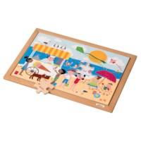 Math puzzles number sense - set of 4 l Wooden puzzles l Educo