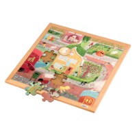 Vocabulary puzzle - general hygiene l Wooden puzzles l 49 puzzle pieces l Educo