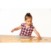Vocabulary puzzle - general hygiene l Wooden puzzles l 49 puzzle pieces l Educo