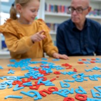 Wooden letters