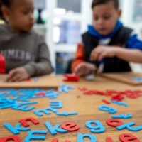 Wooden letters
