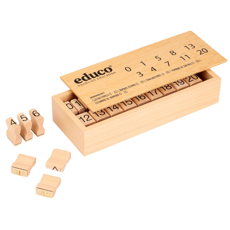 Number stamps 0 - 20