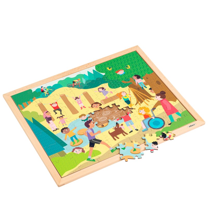 Puzzle together – in the forest