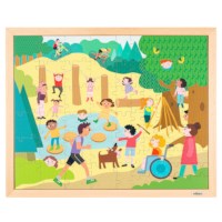 Puzzle together – in the forest