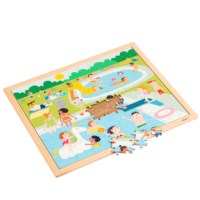 Puzzle together – in the swimming pool