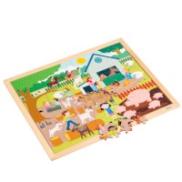 Puzzle together - at the petting zoo