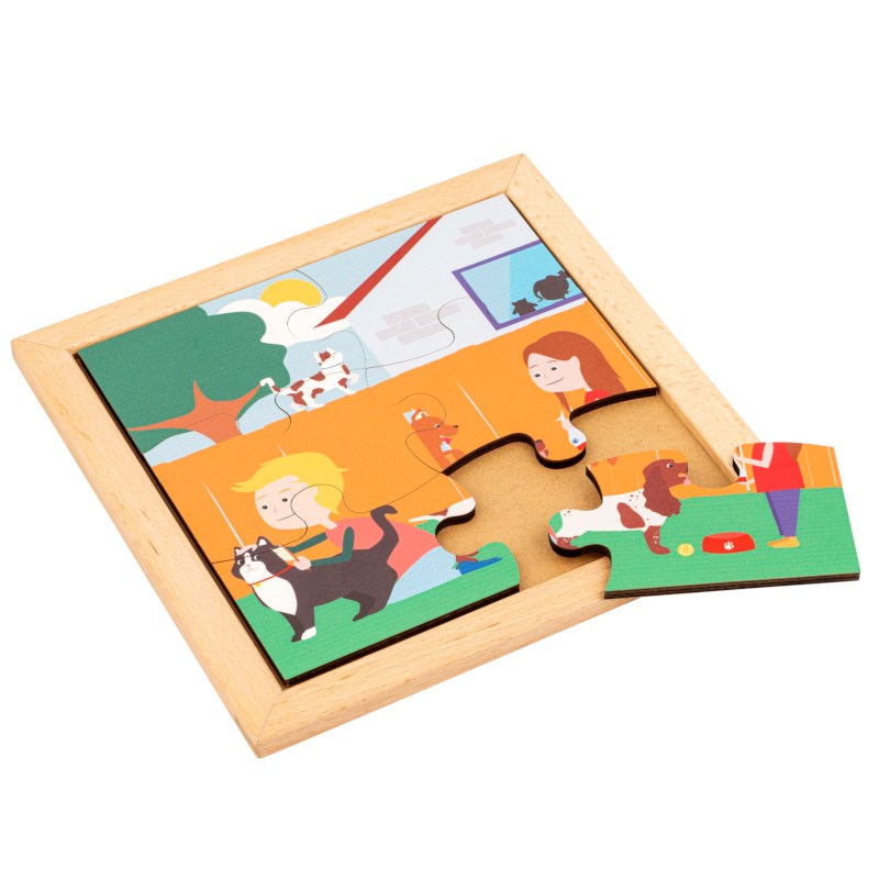 Toddler puzzle - in the garden