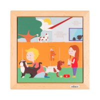 Toddler puzzle - in the garden