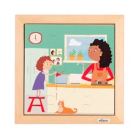 Toddler puzzle - in the kitchen