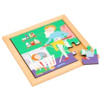 Toddler puzzle - the laundry