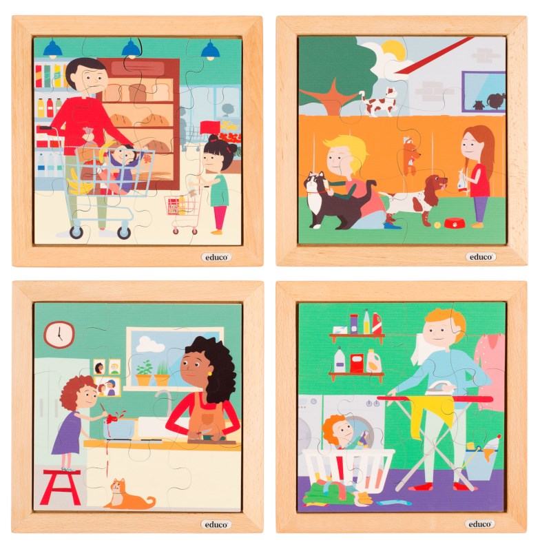Toddler puzzle - set of 4