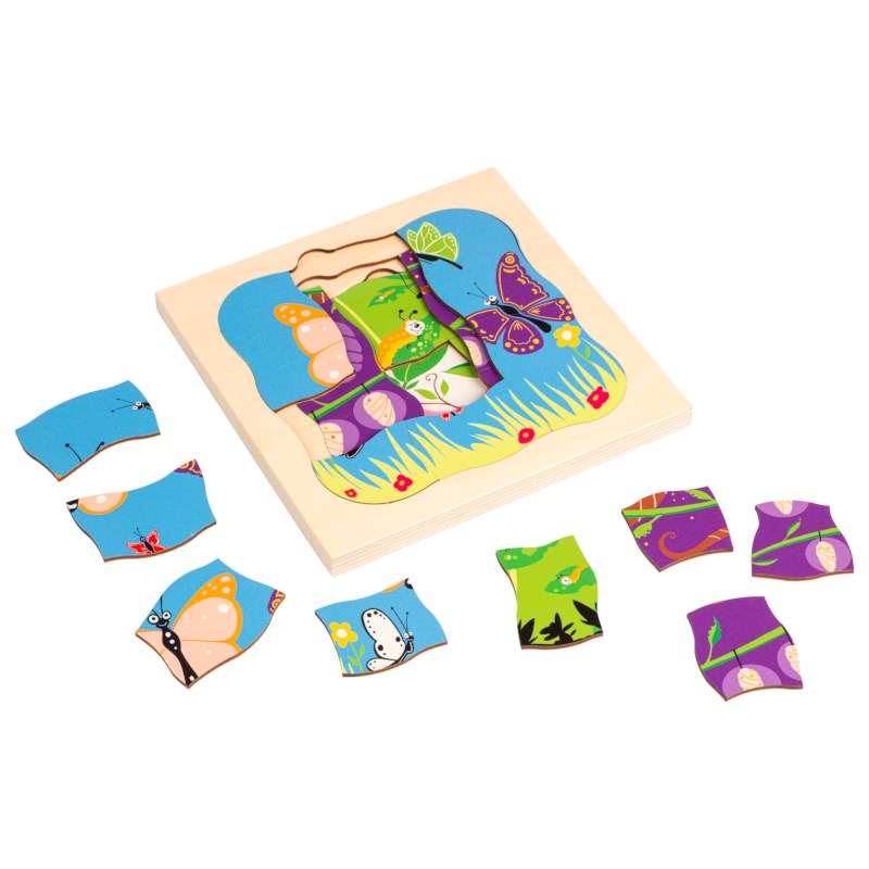 Growth puzzle-butterfly