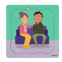 Growth puzzle grandpa - grandma