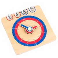 Model clock student - 24-hour | Practice material | Hours-minutes | Analog-digital