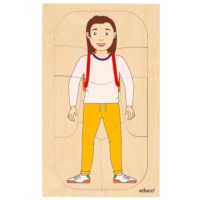 Getting dressed puzzle - boy