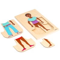 Getting dressed puzzle - girl