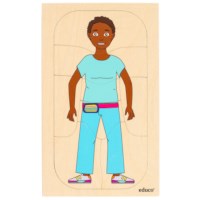 Getting dressed puzzle - girl