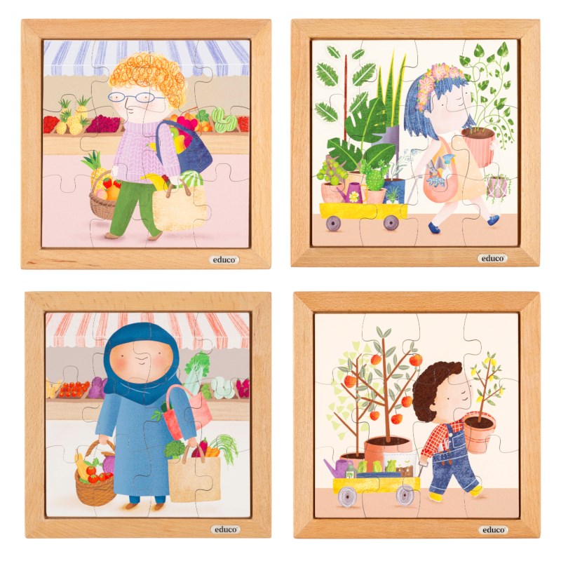 My shopping bag - set of 4