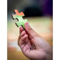 Animal puzzle - giraffe