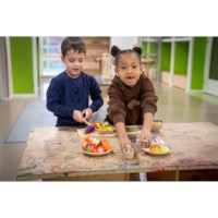 Vegetable Set Wood 