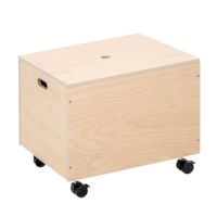 Storage box large, with wheels