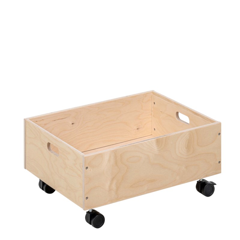 Storage box small, with wheels