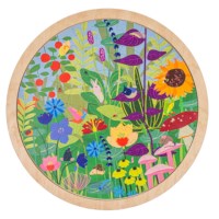 Habitats - garden | Educo | jigsaw puzzle | 49 puzzle pieces | NATUURLIJK. 
