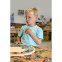 Habitats - garden | Educo | jigsaw puzzle | 49 puzzle pieces | NATUURLIJK. 