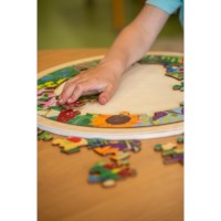 Habitats - garden | Educo | jigsaw puzzle | 49 puzzle pieces | NATUURLIJK. 