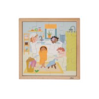 Daily routine puzzles - taking a bath