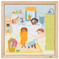 Daily routine - bundle pack | Educo | Jigsaw puzzle | 4 puzzles | GEZOND.