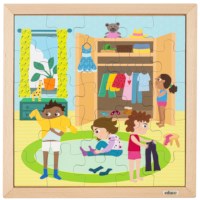 Daily routine - bundle pack | Educo | Jigsaw puzzle | 4 puzzles | GEZOND.