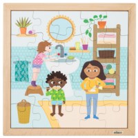 Daily routine - bundle pack | Educo | Jigsaw puzzle | 4 puzzles | GEZOND.