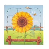 On the farm - bundle pack | Educo | Layer puzzle | 5 puzzles | GROEIGEHEIM.