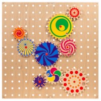Wall Peg Board Panel