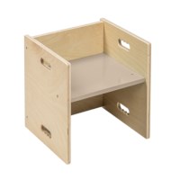 Cube Chair - 33 x 33 cm | stonegrey