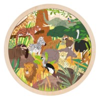 Habitats - savannha | Educo | jigsaw puzzle | 49 puzzle pieces | NATUURLIJK.