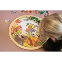 Habitats - savannah | Educo | Jigsaw puzzle | 49 puzzle pieces | NATUURLIJK.
